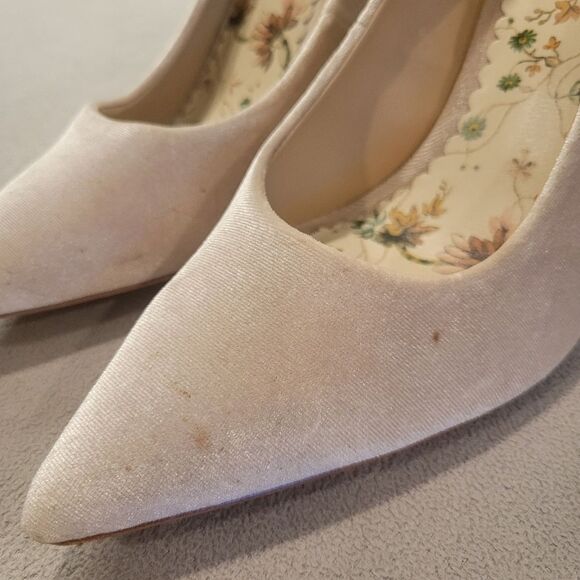 Antonio Melani x Nicola Bathie Bonnie Velvet Pumps Shoes Size 7.5 M - Picture 5 of 9